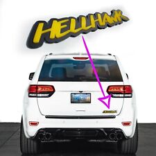 1 Hellhawk Emblem Fits Jeep Trackhawk Grand Cherokee Door Or Liftgate Badge Logo