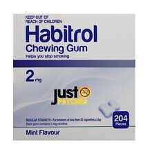 Habitrol Nicotine Gum 2mg Mint Flavor 204 Piece 1 Bulk Box 092025