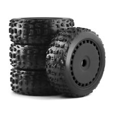 4pcs 17mm Hex Tires Wheels For Arrma Typhon 6s Blx Tlr Black 2
