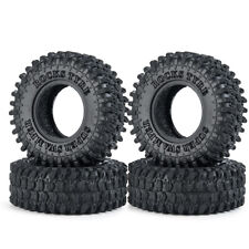 4pcs 1.0 Soft Rubber All Terrain Tire For 124 Rc Axial Scx24 90081 Axi00002