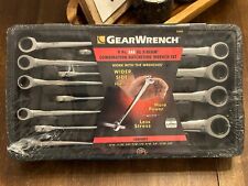Gearwrench Sae X-beam Combination Ratcheting Wrench Tool Set 9-piece 85898