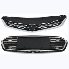 Front Bumper Upper And Lower Grille Chromeblack For Chevrolet Cruze 2016-2018