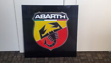 Abarth Logo Authentic Dealership Sign Super Rare 30x30