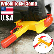 Car Wheel Tire Lock Clamp Boot Anti Theft For Motorcycles Trailer Truck Suv Rv