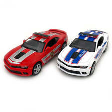 2014 Chevy Camaro 138 Scale Diecast Model Police Firefighter Edition Set Of 2