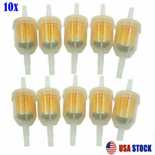 10pcs Motor Inline Gas Oil Fuel Filter Small Engine For 14 516 Line Us
