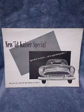 1954 Kaiser Special Original Vintage Car Sales Brochure