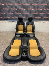 2013 Cadillac Cts-v Ctsv Coupe Oem Black Peanut Butter Leather Seats Used