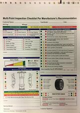 Multi-point Vehicleautomotive Inspection Forms  7291 Qty. 250 2 Part