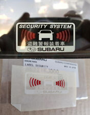 For Subaru Security Sticker Decal Label Brz Impreza Wrx Sti Genuine 1pc