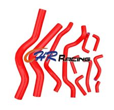 Silicone Radiator Heater Hose For 1990-94 Mitsubishi Eclipse Dsm 4g63t 1g Red