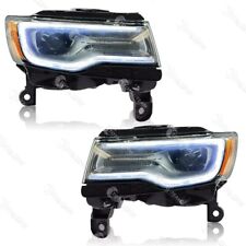 Hid Headlights Fit 2014-2023 Jeep Grand Cherokee Assembly Lamps H47