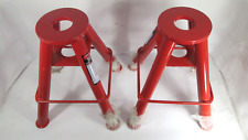 Lot Of 2 - Sunex - 1310 - Med. Height 10ton - Pin Type Jack Stand Pins Not Incl.