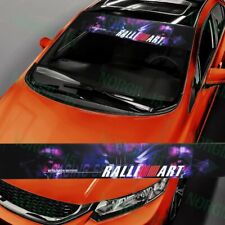 For Mitsubishi Ralliart Evo Front Window Windshield Vinyl Banner Decal Sticker