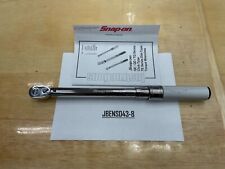 Snap-on Tools Usa New 38 Drive Click-type Fixed Head Torque Wrench Qd2r100a