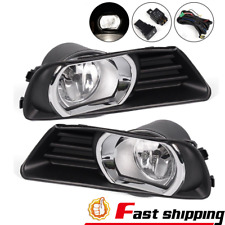 Fit For Toyota 2007-2009 Camry Clear Lens Fog Driving Lights Kit Switch Kit