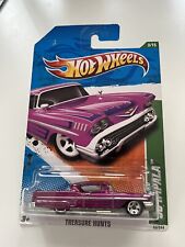 2011 Hot Wheels 58 Impala Treasure Hunt Purple With Blackwalls And 5 Spoke
