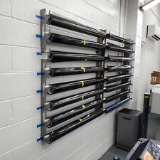 Wall Mounted Tint And Vinyl Wrap Rack The Perfect Solution For Organizing Your