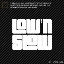 2x Low Slow Sticker Die Cut Decal Self Adhesive Vinyl Jdm Low And Slow