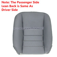 For 2013-2018 Dodge Ram 1500 2500 3500 Cloth Driver Lean Back Seat Cover Gray