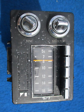 1972 Rambler Ambassador Push Button Radio W Knobs Original Amc