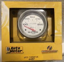 Auto Meter 4437 Ultra Lite Electric Water Temperature Gauge Temp 100 - 250 Deg.