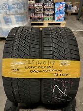 2254018 Continental Winter Contact 92v 4.52mm Tread Part Worn Tyre Dot 3216