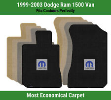 Lloyd Velourtex Front Carpet Mats For 99-03 Dodge Ram 1500 Van Wblue M-mopar