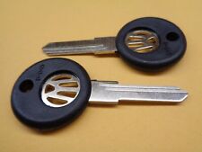 2 Blank Key Keys Fits Vw Scirocco Rabbit Jetta Audi 100 Set Of 2 U.s. Shiping
