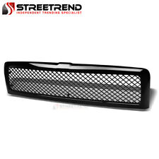 For 1994-20012002 Dodge Ram Mesh Front Bumper Grill Grille Abs Glossy Black