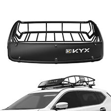 Universal Suv Truck Car Roof Rack Basket Top Luggage Carrier Cargo Holder Travel