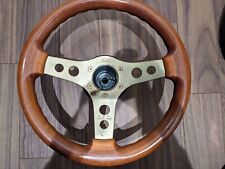 Rare Old Japanese Car Oba Steering Wheel Period Jdm