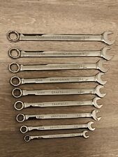 Craftsman Professional Tools Usa 9pc Metric Combo Polished Wrench Set 8-18mm