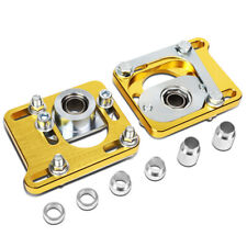 Fit 94-04 Ford Mustang - 2.5 Adjustable Alignment Camber Caster Plates Gold