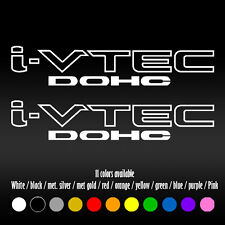 9 Ivtec Dohc Vtec Window Car Honda Si Type Accord Civic Fit Vinyl Decal Sticker