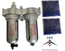 Compressed Air In-line Filter Desiccant Dryer Combo 38 Ports 150 Psi
