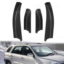4pcs Roof Rack Covers Set Black For Kia Sportage 2004-2007 Front Right Left Rear
