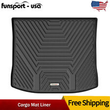 Cargo Liner Mat Trunk Floor For 2015-2024 Ford Edge All Weather Black Rubber