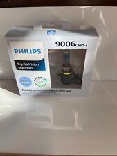 2x- Philips Crystal Vision Platinum 9006 55w Lamp Bulbs New