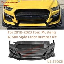 Perfect Fit 2018-2023 Ford Mustang Gt500 Style Front Bumper Conversion W Grille
