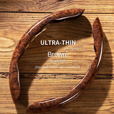 Wood Grain Texture Universal 15 Car Steering Wheel Cover Nonslip Protect Cover