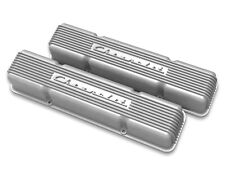 Holley 3.3 Aluminum Valve Covers For Small Block Chevy Wchevrolet Script Logo