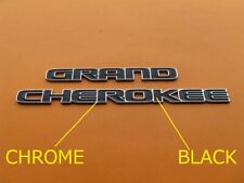17 18 19 20 Jeep Grand Cherokee Side Door Black Emblem Logo Badge Used Oem 40438