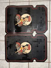 Vintage Pair Of Betty Boop On The Motorcycle  Car Floor Rubber Mats 25 X 17.5