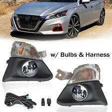 Front Fog Lights Turn Signal Lamp W Harness Switch Fit 2019-2022 Nissan Altima