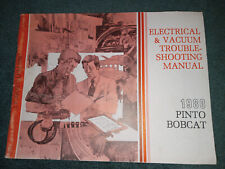 1980 Ford Pinto Mercury Bobcat Wiring Vacuum Diagram Shop Manual Orig Evtm
