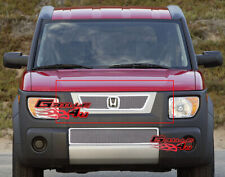 For 2003-2006 Honda Element Logo Show Upper Stainless Chrome Mesh Grille Insert