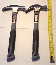 Set Of 2 16 Oz. Fiberglass Rip Hammer And Claw Hammer