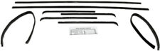 Window Sweeps Weatherstrip For 1968-1974 Ford E-300 Black Front Rear Left Right