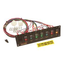 Painless Wiring Switch Panel Kit 50201 8 Switch Panel Black Dash Mount